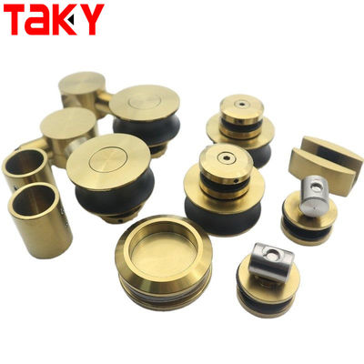 Zinc Alloy SS304 Heavy Duty Frameless Telescopic Sliding Barn Door Hardware Fitting