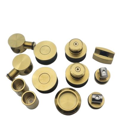 Zinc Alloy SS304 Heavy Duty Frameless Telescopic Sliding Barn Door Hardware Fitting