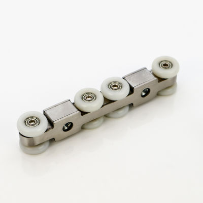Zinc Plating Iron Nylon Wardrobe Sliding Fitting System for Customer Requirements