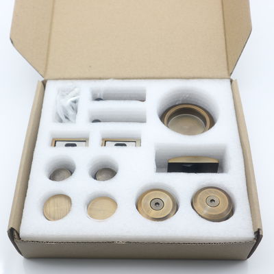 Zinc Alloy SS304 Heavy Duty Frameless Telescopic Sliding Barn Door Hardware Fitting