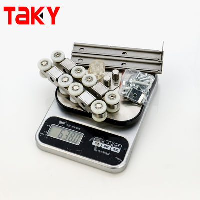 Zinc Plating Iron Nylon Wardrobe Sliding Fitting System for Customer Requirements