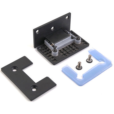 Modern Design Matt Black Stainless Steel 90 Degree Wall Mounted Shower Glass Door Hinge