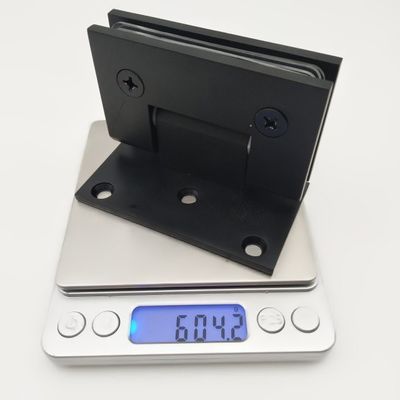 Modern Design Matt Black Stainless Steel 90 Degree Wall Mounted Shower Glass Door Hinge