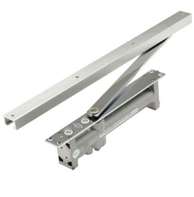 Silver Hydraulic Sliding Door Closer for Modern Fire Door in Modern Design Style