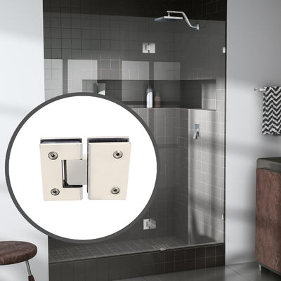 560g Weight Glass to Glass Shower Hinge for Fixed 180 Degree Glass Door Partition