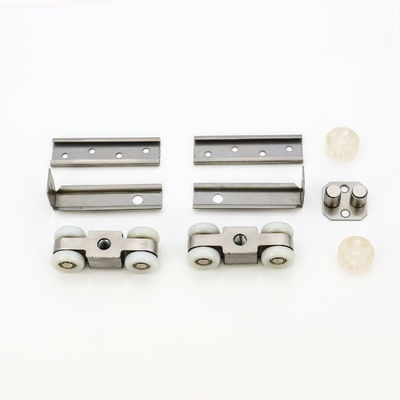 Wardrobe Roller Sliding Door Hardware Wheel Rail and Roulettes with Silent Operation