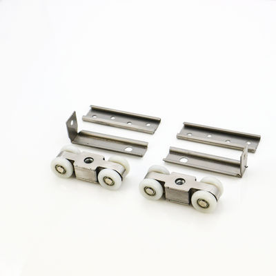 Wardrobe Roller Sliding Door Hardware Wheel Rail and Roulettes with Silent Operation