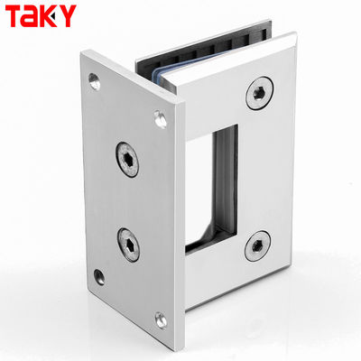 Long Life 90 Degree Frameless Brass Pivot Glass Screen Door Shower Hinges for Shower Cabins