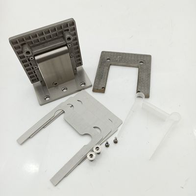 Soft Closing Stainless Steel 304 Hydraulic Glass Door Clamp Shower Hinge for 90 Degree