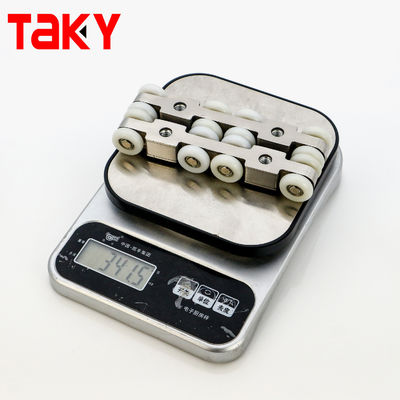 Double Soft Closing 8 Wheel Sliding Door Pulley Hardware for Modern Furniture Wardrobe