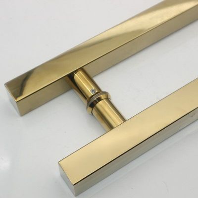 Add a Touch of Gold to Your Bathroom with Stainless Steel Shower Glass Door Handles