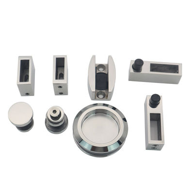 Frameless Square Style Sliding Door Fitting Kit for Hardware Shower Glass Accessories
