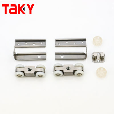 Double Soft Closing 8 Wheel Sliding Door Pulley for Silent and Smooth Wardrobe Sliding