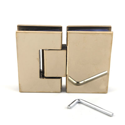 Modern Design Rose Gold Shower Hinge for Bifold Glass Shower Door Cerniere Box Doccia