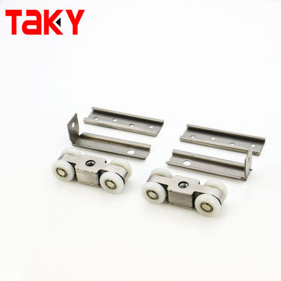 Double Soft Closing 8 Wheel Sliding Door Pulley for Silent and Smooth Wardrobe Sliding