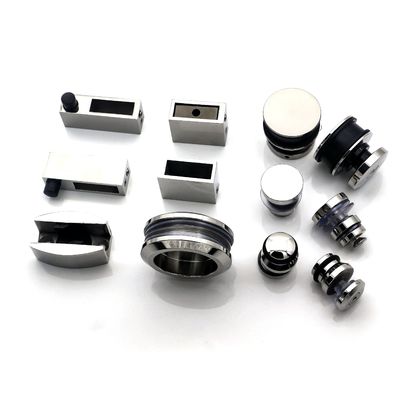 Mirror Finish Sliding Glass Door Hardware Kit for Shower Barn Door Puerta de Ducha