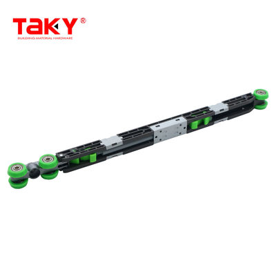 Sliding Wardrobe Wheel Hardware Long Life Double Soft Closing Door Pulley Damper Rollers