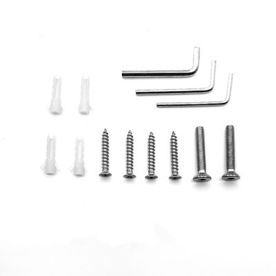 Mirror Finish Sliding Glass Door Hardware Kit for Shower Barn Door Puerta de Ducha