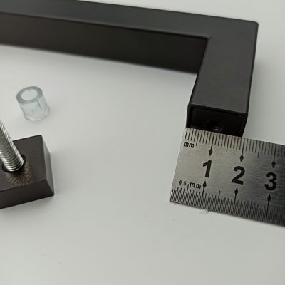 Good Design Stainless Steel304 Door Pull Handle for Bathroom Glass Doors in Matt Black