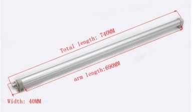 Soft-closing Wooden Door Closer with Silver Printing Finish and Hydraulic System