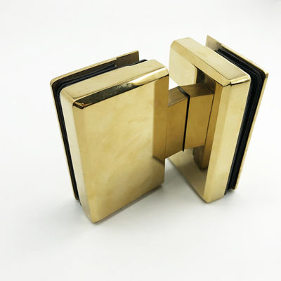 Acrylic Tray 180 Degree Gold Shower Hinge for Double Side Glass to Glass Benefit