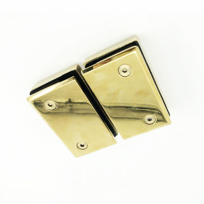 Acrylic Tray 180 Degree Gold Shower Hinge for Double Side Glass to Glass Benefit