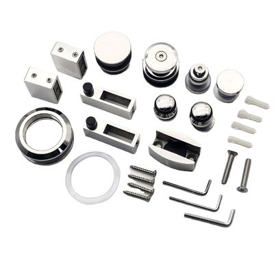 Upgrade Your Bathroom Decor with Our Glass Frameless Sliding Shower Door Hardware Kit