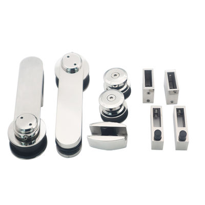 Stainless Steel Double Door Side Cabin Accessories Square Stabilizing Bar Shower Sliding Fitting