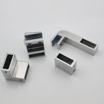 Frameless Clamp Connector Glass Hinge for 5MM Glass Thickness F Shape Glass Fitting