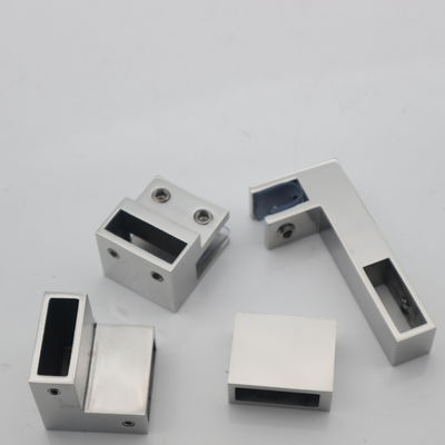 Frameless Clamp Connector Glass Hinge for 5MM Glass Thickness F Shape Glass Fitting