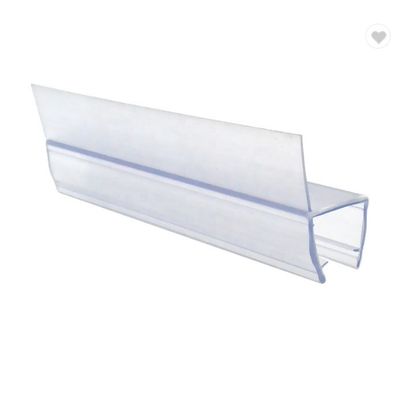 6-12mm Glass Compatible 180 Degree PVC Rubber H Channel Bottom Glass Shower Seal Door Strip