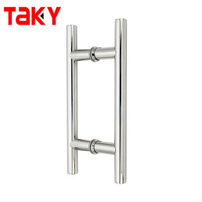 24 inch Double Side H Shape Glass Door Round Ladder Pull Door Handle Door Window Handles