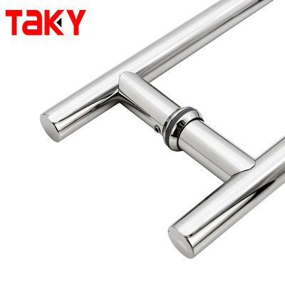 24 inch Double Side H Shape Glass Door Round Ladder Pull Door Handle Door Window Handles