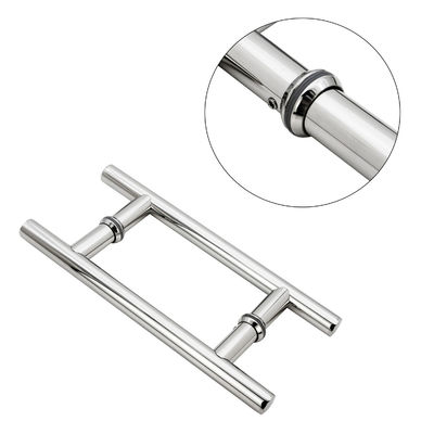 24 inch Double Side H Shape Glass Door Round Ladder Pull Door Handle Door Window Handles