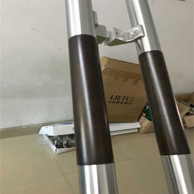 Modern Design Tempered Glass Door Pull Handle with Stainless Steel and Sanding Finish