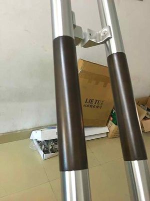 Modern Design Tempered Glass Door Pull Handle with Stainless Steel and Sanding Finish