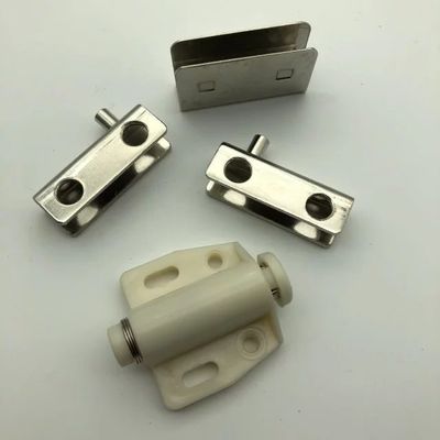 Smooth-Operating Glass Door Pivot Hinge Sets with Magnetic Catch Latch PSS/SSS Finish