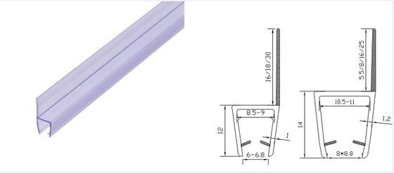 Shower Silicone Seal Strip for 120 Inch Glass Door Prevent Leaks and Stop Water Damage