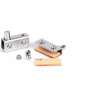 Smooth-Operating Glass Door Pivot Hinge Sets with Magnetic Catch Latch PSS/SSS Finish