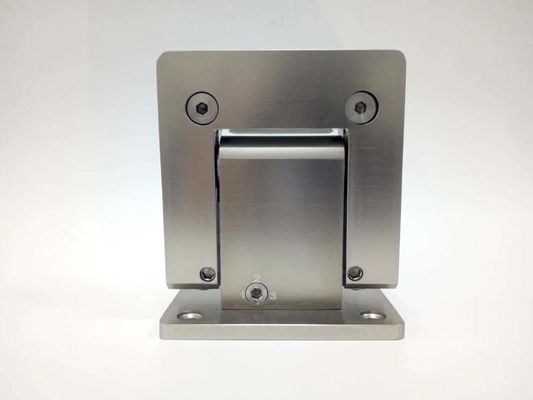 90 Degree Hydraulic Shower Hinge for Normal Bathroom Glass Door in Sliver Aluminium