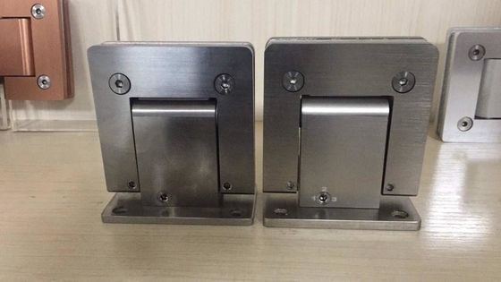 90 Degree Hydraulic Shower Hinge for Normal Bathroom Glass Door in Sliver Aluminium