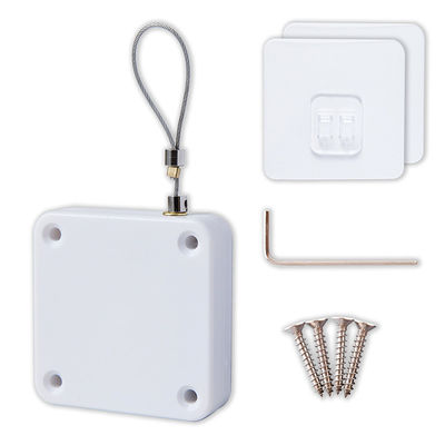 800G 1000G Black White ABS Multi-Function Punch-Free Door Closer with 44*44*1.6cm Size