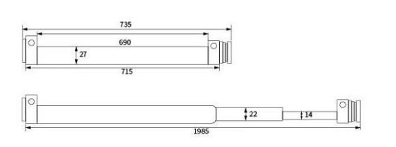 TAKY White Color 30-80kg Frameless Glass Sliding Door Closer for Customer Requirements