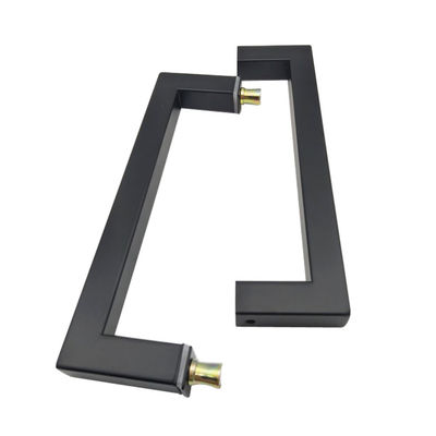 Modern 8 Inches 200mm H Shower Door Handle for Glass Door in SS304 Polish Finish