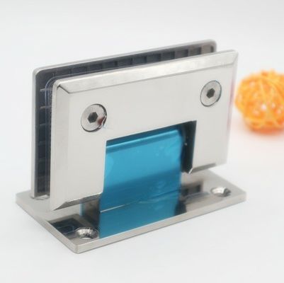 Square Bevel Stainless Steel Glass to Wall Shower Door Hinge for 800-1000MM Door Width