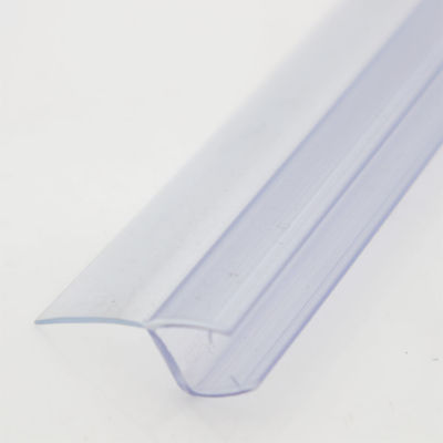 Transparent 8-12mm Shower Door Seal Strip Environmental Co-extruded PVC for Waterproof