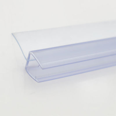 Transparent 8-12mm Shower Door Seal Strip Environmental Co-extruded PVC for Waterproof