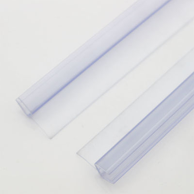 Transparent 8-12mm Shower Door Seal Strip Environmental Co-extruded PVC for Waterproof
