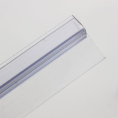 Transparent 8-12mm Shower Door Seal Strip Environmental Co-extruded PVC for Waterproof