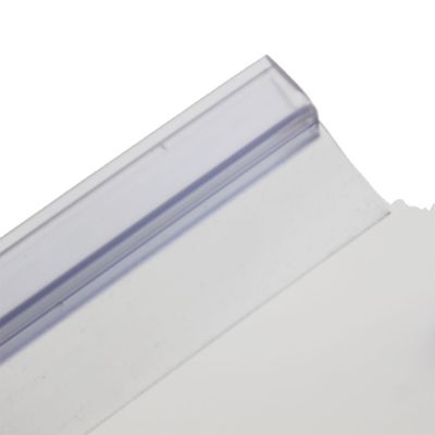 Sliding Shower Door Seal 8-12mm Weatherproof Rubber Strip for Glass Thickness 5-12mm